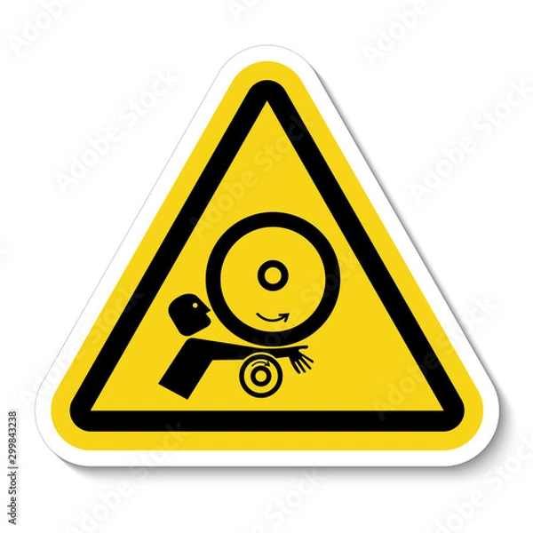 Fototapeta Arm in Rollers Symbol Sign Isolate On White Background,Vector Illustration EPS.10