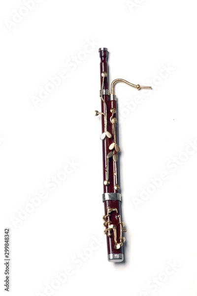 Obraz bassoon isolated on white background
