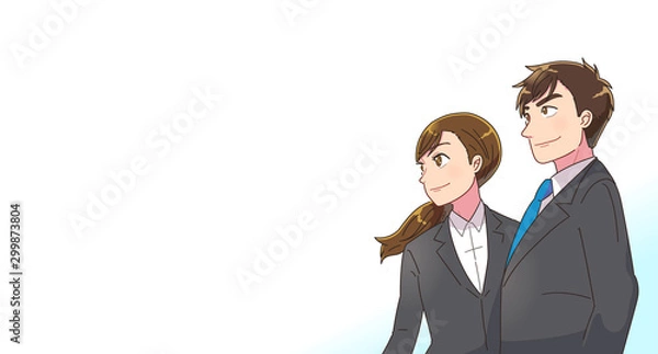 Obraz スーツ 就活 転職 ビジネス 会社員