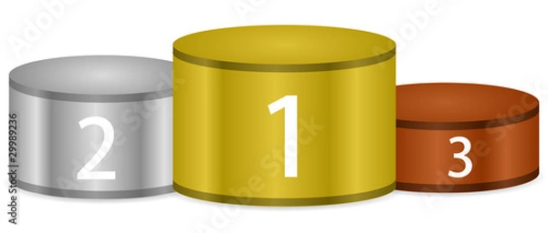 Fototapeta winner podium