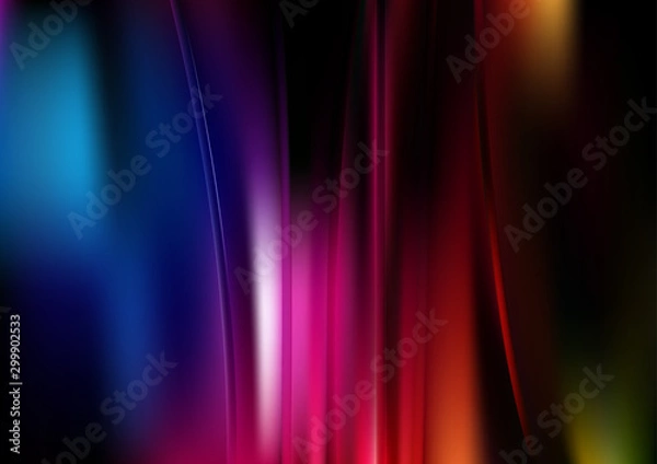 Obraz Creative digital waves background vector design