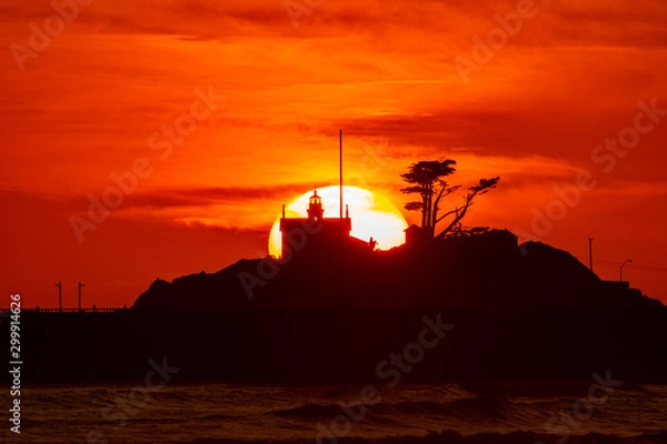 Obraz Sunset - Crescent City, CA