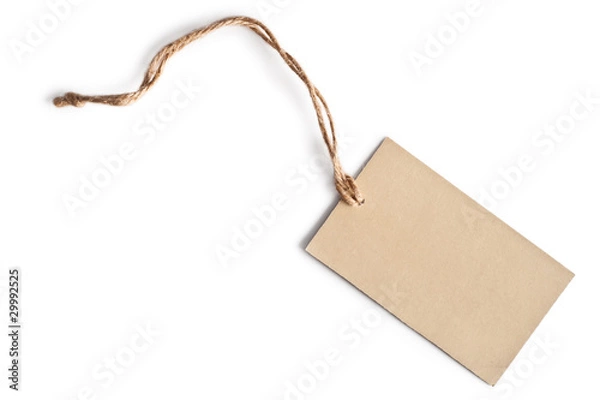 Fototapeta Blank tag