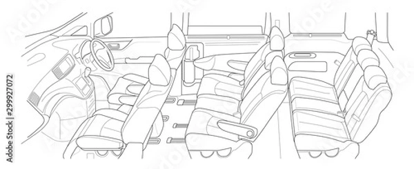 Fototapeta ミニバン