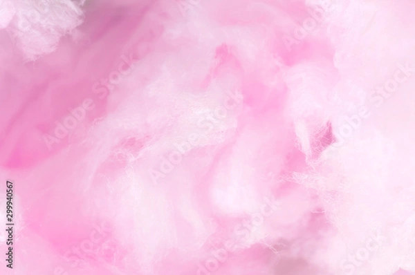 Fototapeta ピンクの綿あめ アップ