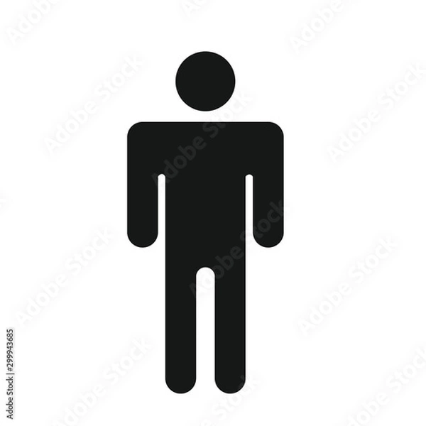 Fototapeta Man icon, Gander icon