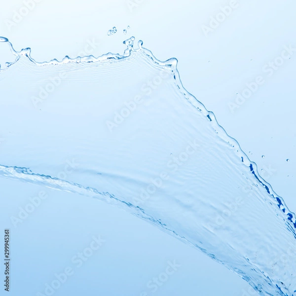 Obraz blue water splash
