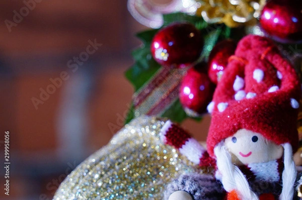 Fototapeta クリスマスディスプレー