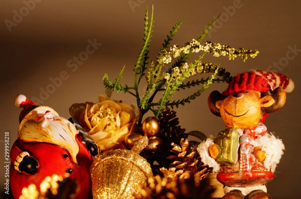 Fototapeta クリスマスディスプレー