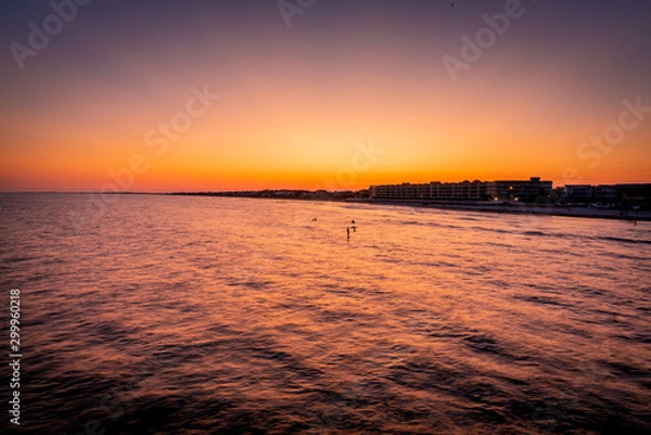 Obraz sunset at the sea