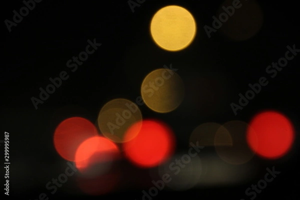 Obraz defocused lights bokeh