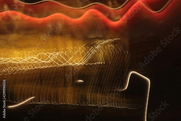 Obraz abstract background with lots of light spots