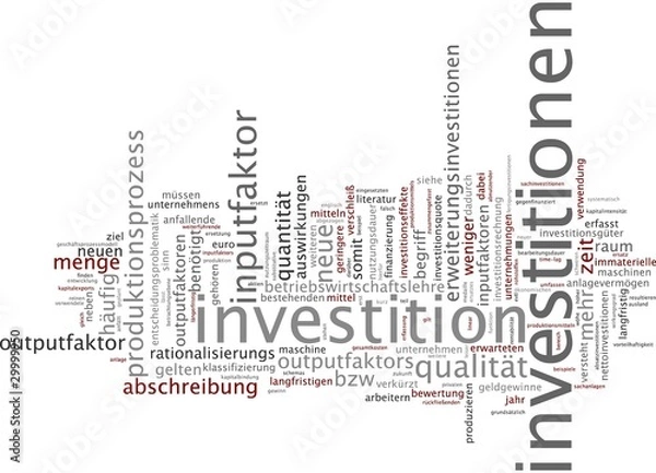 Obraz Investition
