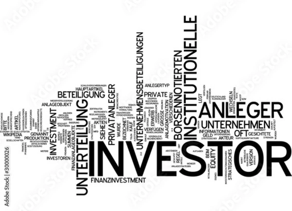 Fototapeta Investor