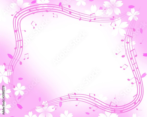 Fototapeta 春の音楽