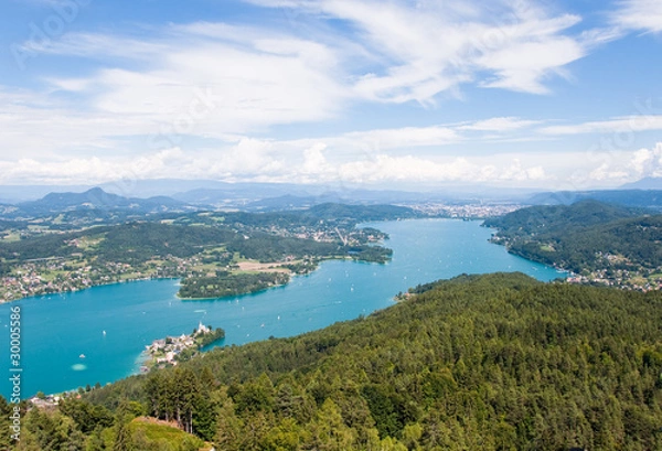Obraz Blick auf den Wörthersee