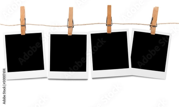 Fototapeta Puste ramki do zdjęć polaroid online