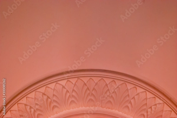 Obraz Ancient Greek ornament on a pink background