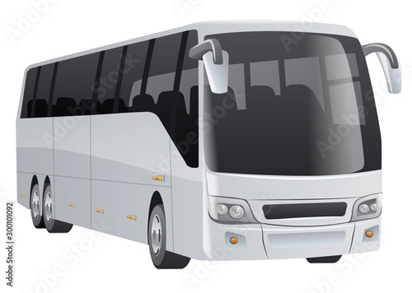 Obraz miejski autobus pasażerski