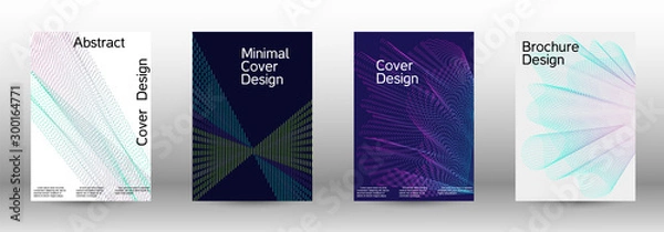 Obraz Cover design template set 