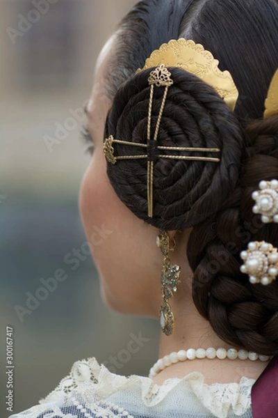 Obraz Peinado Fallera de Valencia