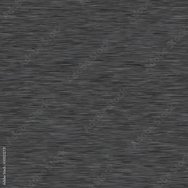Fototapeta Black or Dark Gray Marl Heather Triblend Melange Seamless Repeat Vector Pattern Swatch. Knit t-shirt fabric texture.