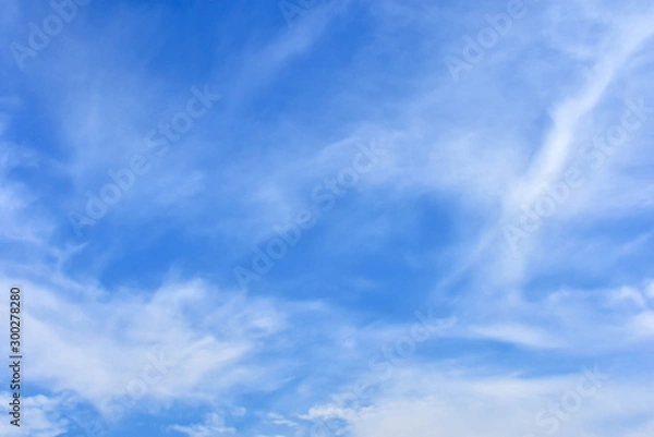 Fototapeta Abstract sky and white clouds background image