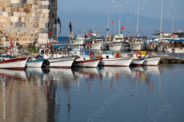 Obraz boats in the harbor