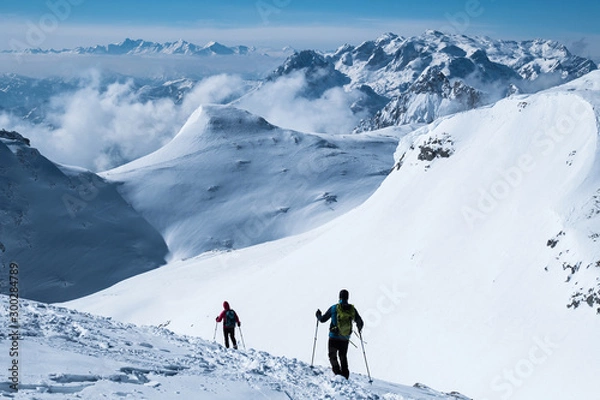 Obraz Winter mountaineering