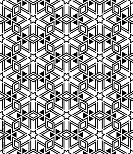 Fototapeta Geometric Shape Seamless Pattern