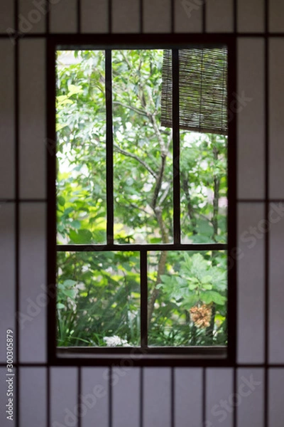 Fototapeta Window Frame Japan