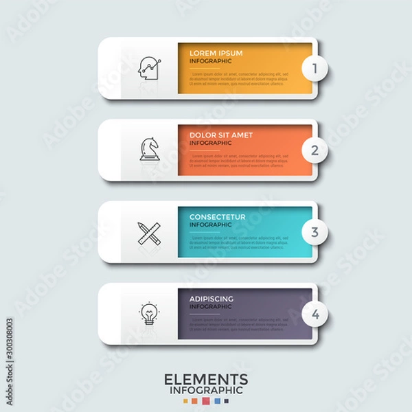 Obraz Modern Infographic Template