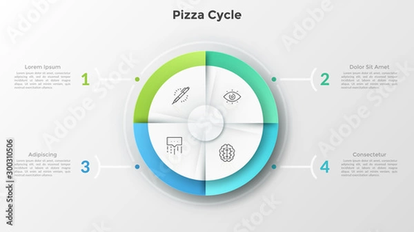 Obraz Modern Infographic Template