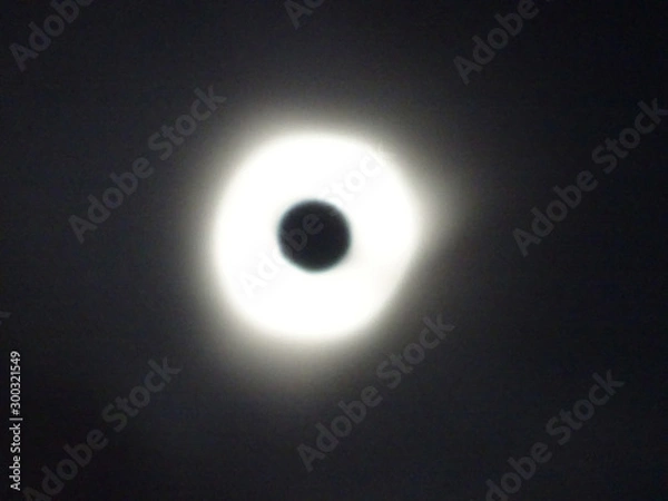 Fototapeta Full solar eclipse 