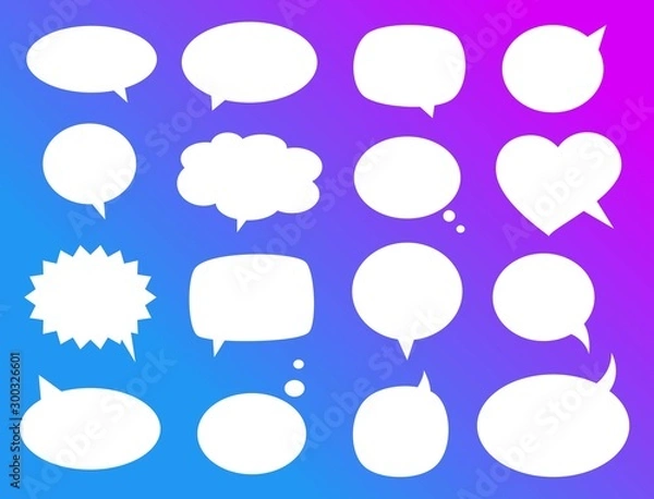 Fototapeta Speech bubble. Memphis style. Eps 10.