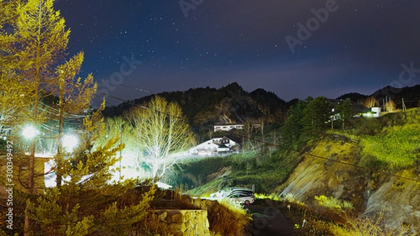 Obraz waterfall in forest