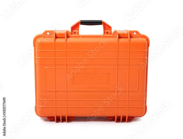 Fototapeta Hard Shell Waterproof Case. Isolated with handmade clipping path.
