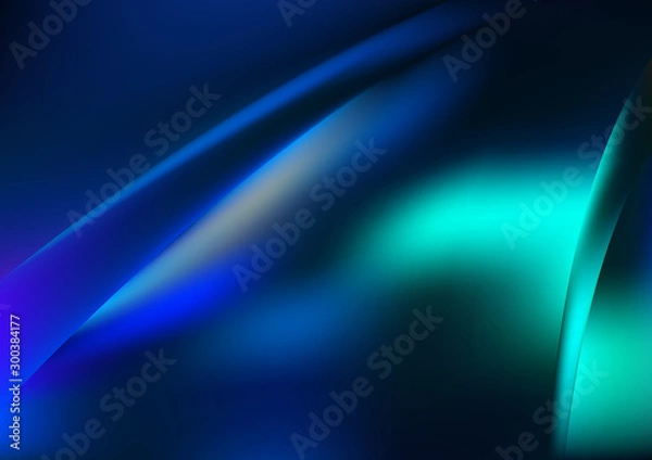 Fototapeta Creative wave pattern vector background design