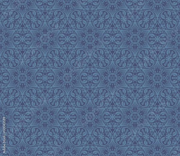 Fototapeta Seamless Damask pattern