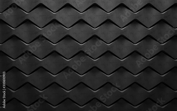 Fototapeta Black background. 3d Rendering-Illustration