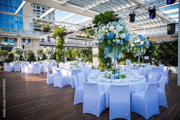 Obraz elegant table in a restaurant