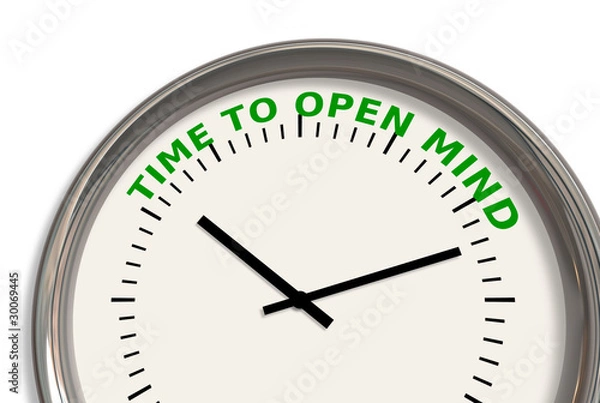 Fototapeta Time to open mind