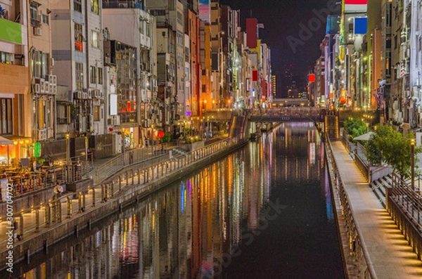 Obraz 大阪の道頓堀　