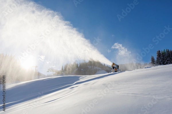 Obraz snow cannon in austria
