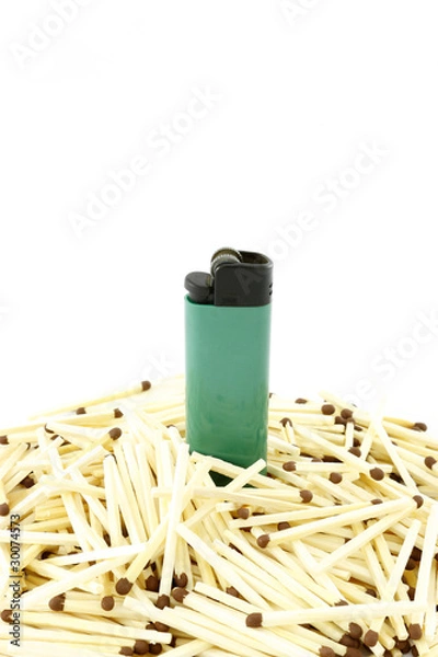 Obraz Lighter and matches