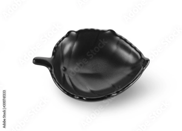 Obraz empty plate on white background