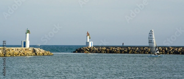 Obraz sortie du port de carnon plage