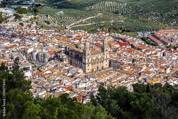 Obraz Panoramic view of Jaen, Spain