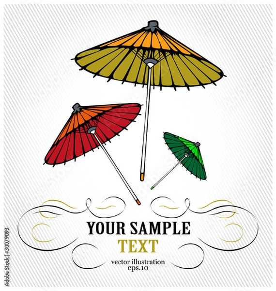 Obraz japanese umbrella