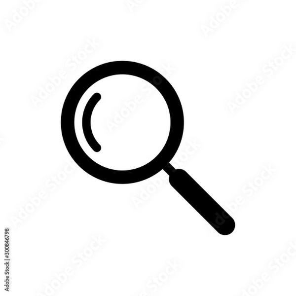 Fototapeta Magnify Zoom and Search Symbol Icon Vector Design Illustration EPS 10